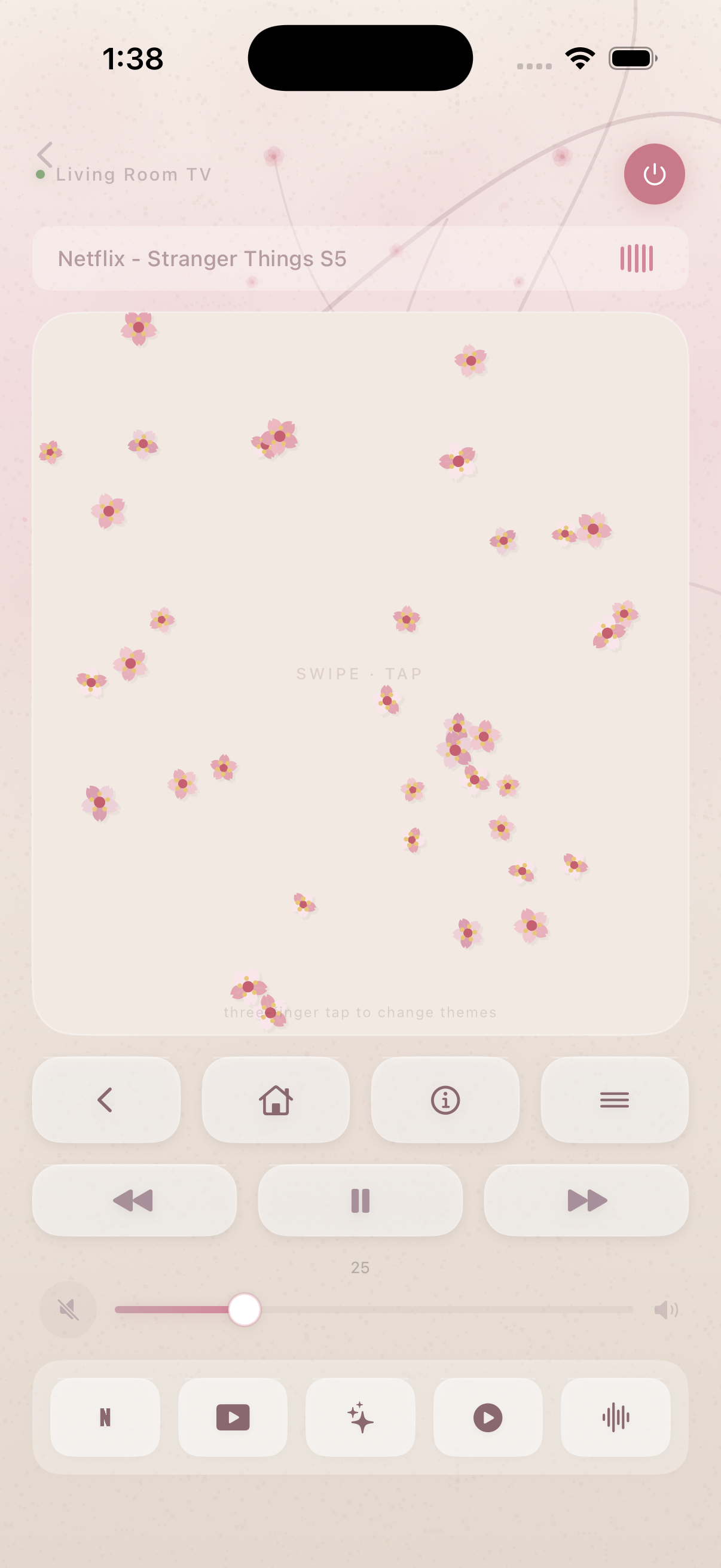RemoteOne Sakura Spring theme